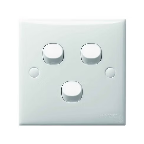 施耐德 E30 白 3位雙控 開關掣