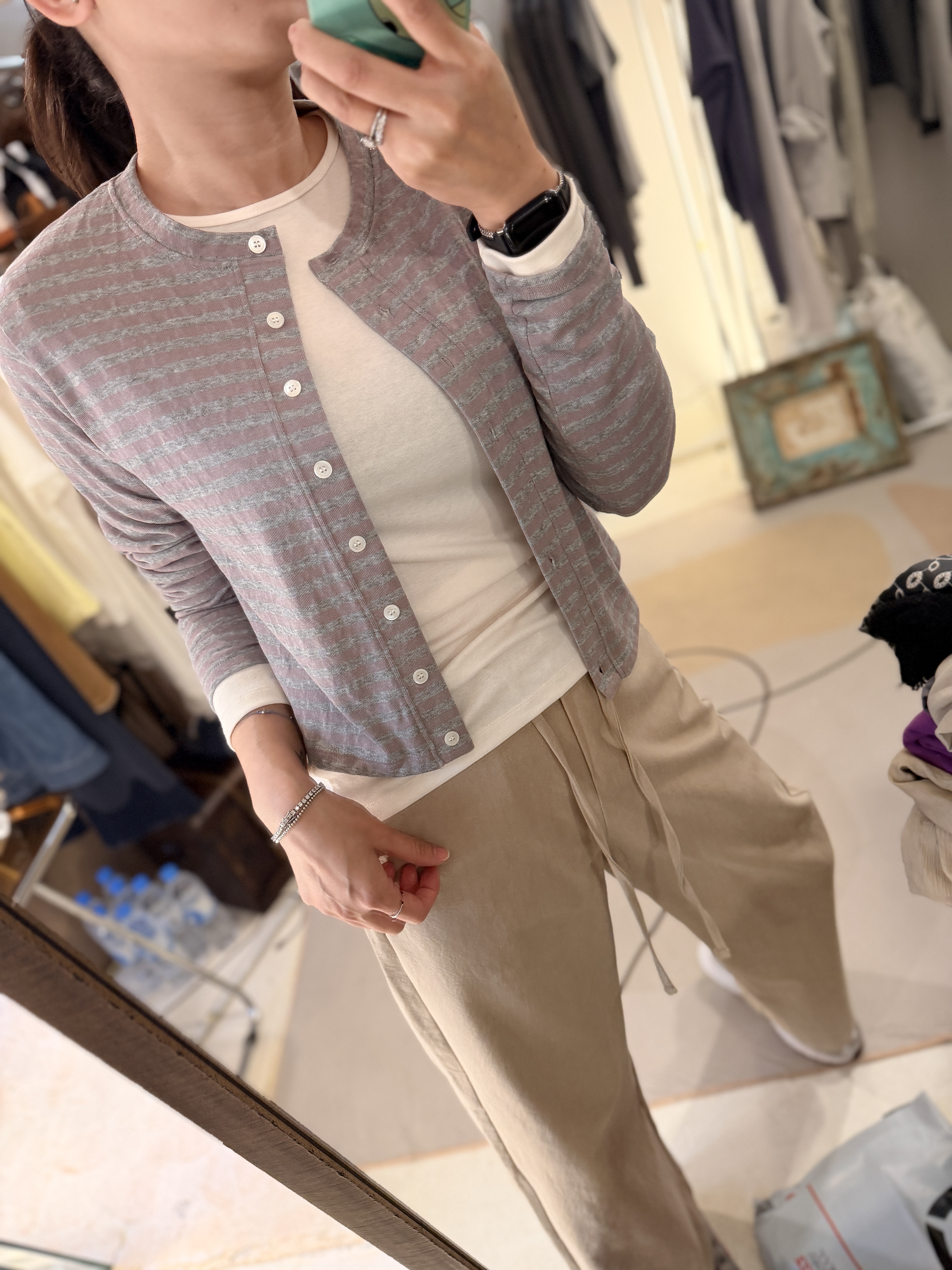 Stripe cardigan