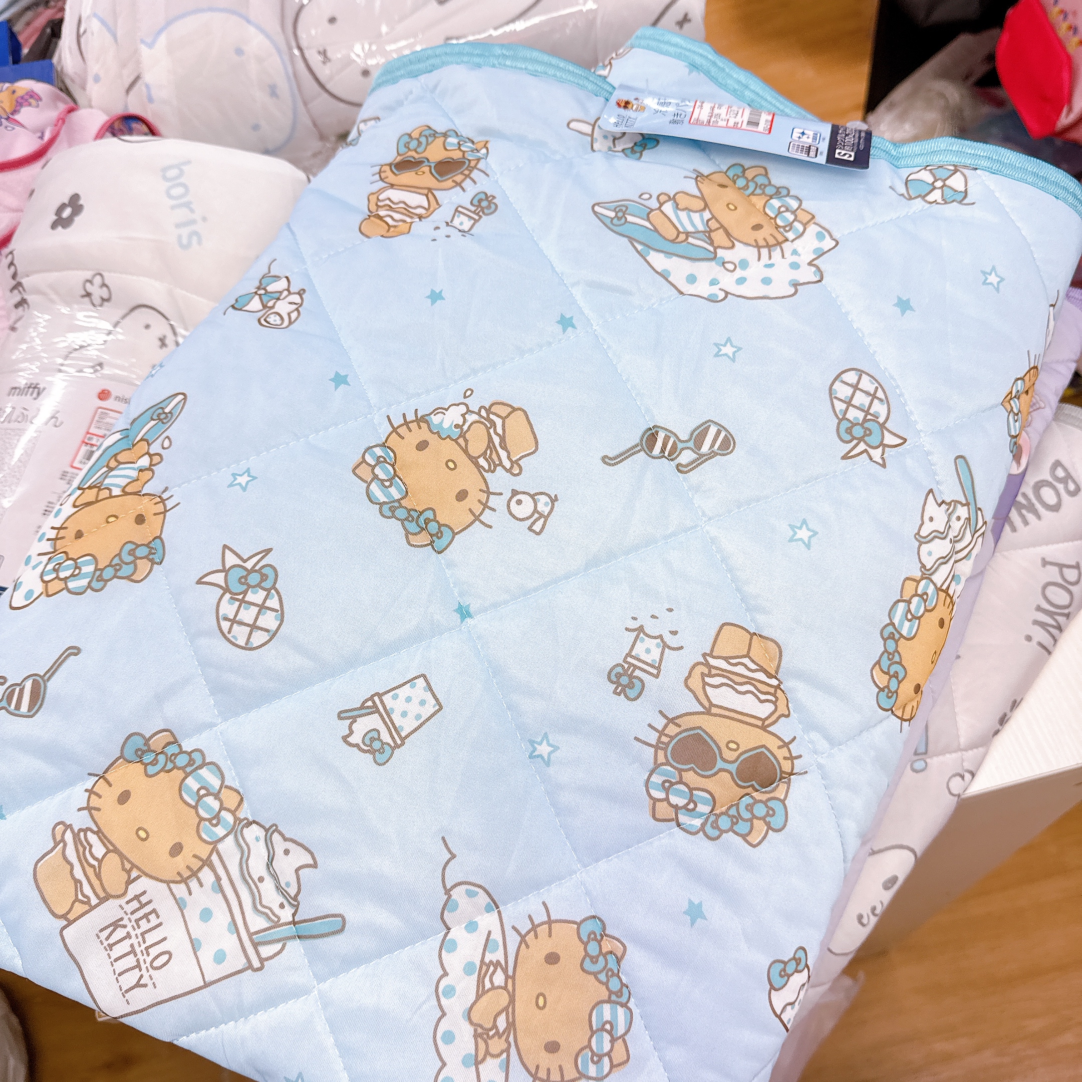日本直送Hello Kitty Snoopy Kuromi冷感床墊205×100 cm