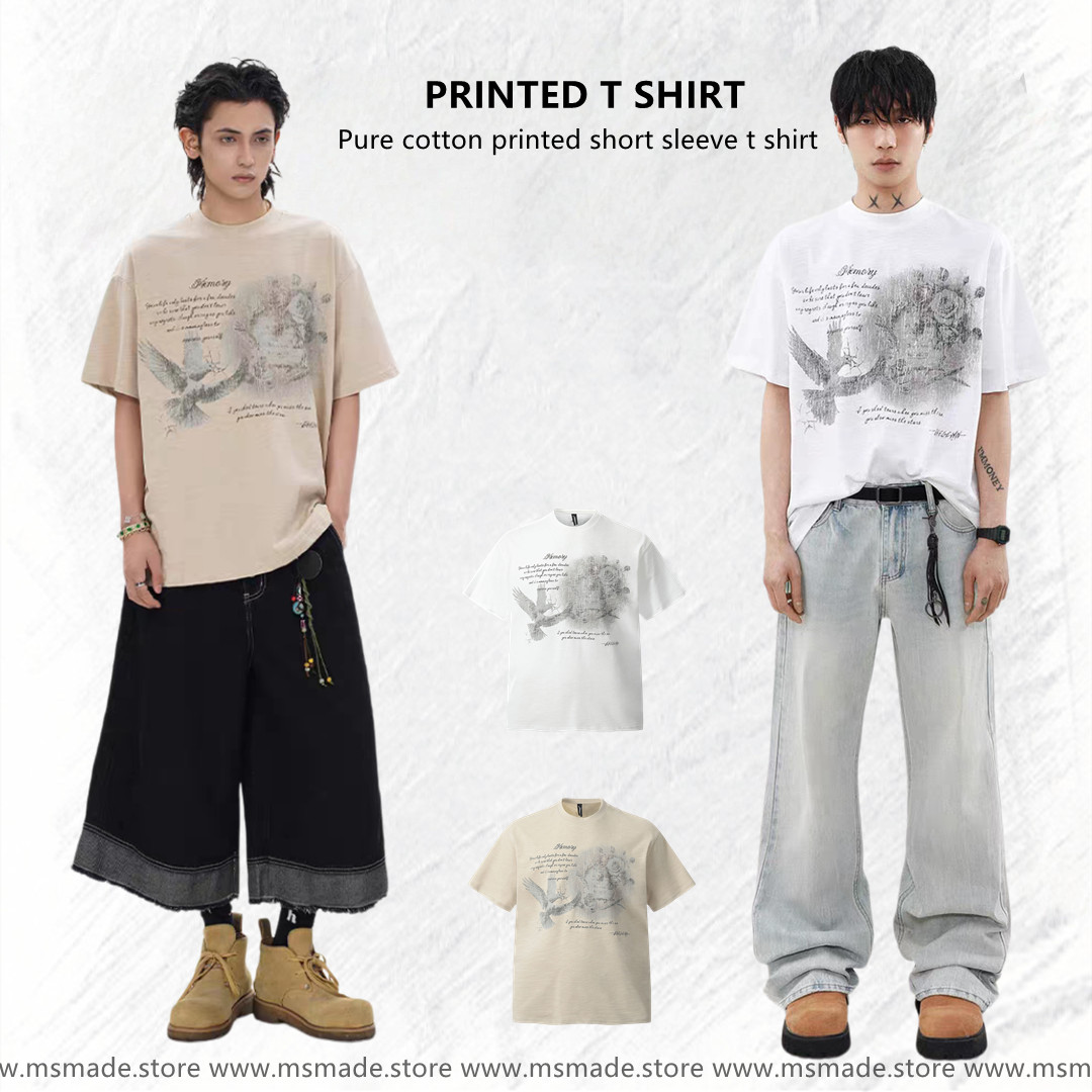 M25 美式印花短袖t恤