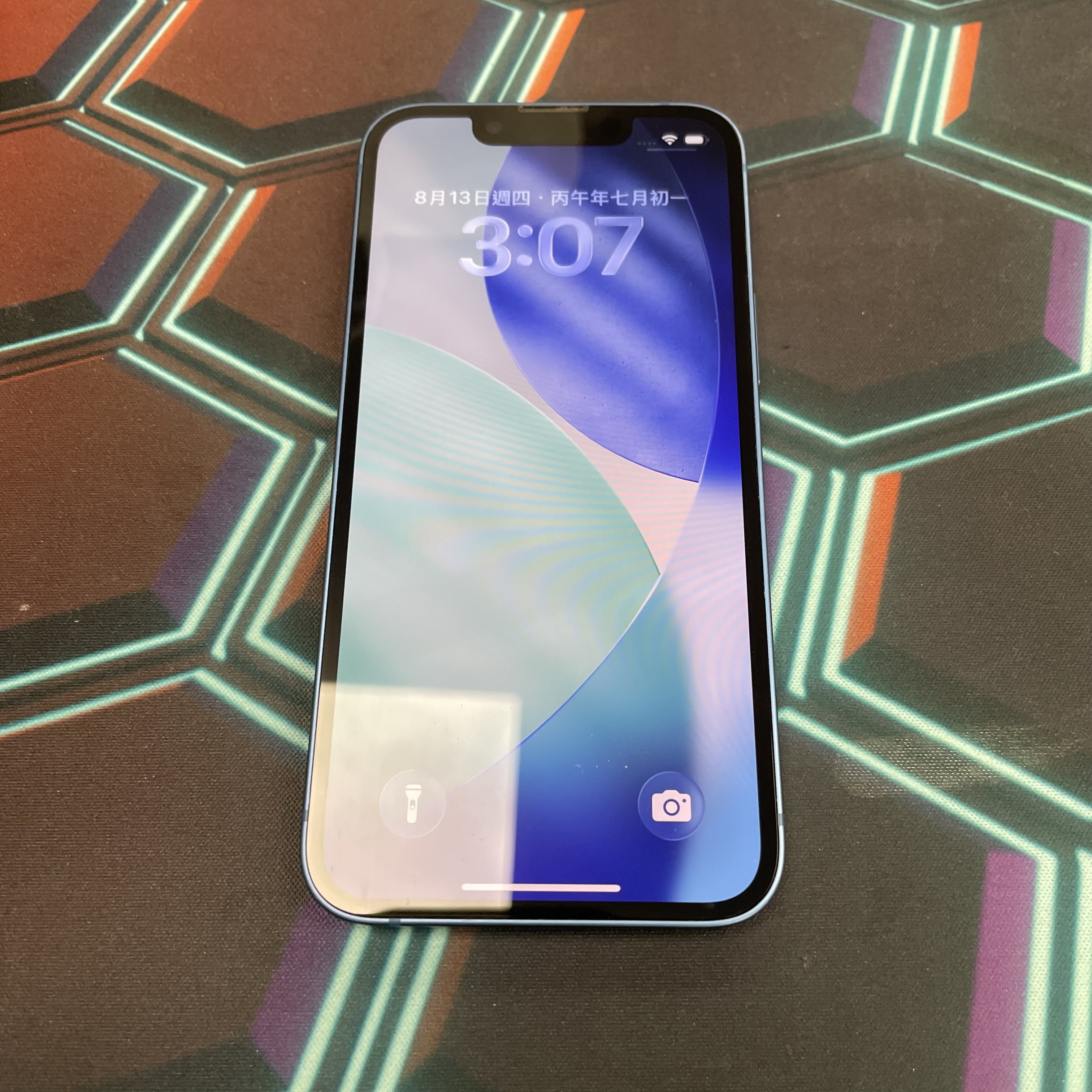 *7341 13 mini 勁靚機 128GB 電100 藍色 blue