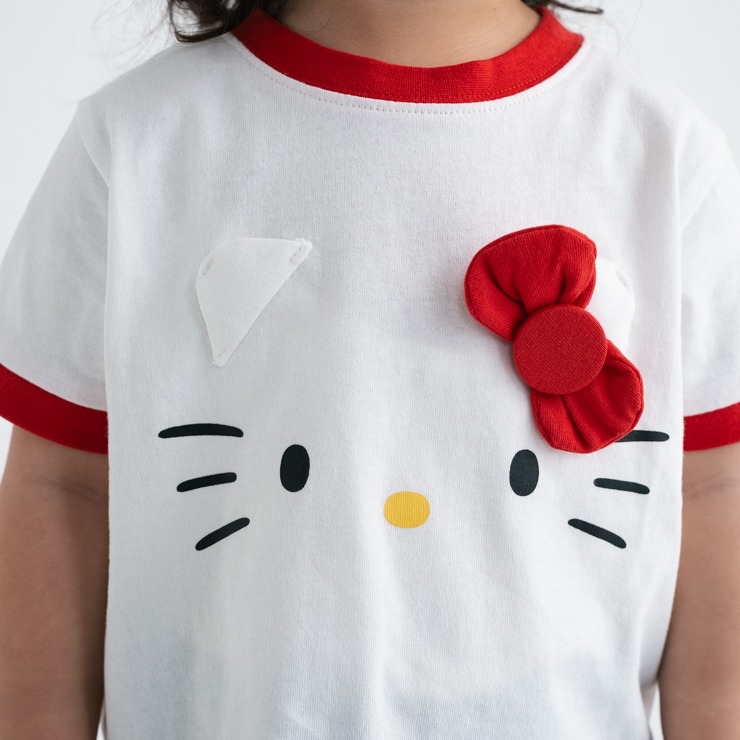 🇯🇵限量預訂 日本直送🇯🇵Sanrio Hello Kitty立體面部短袖T恤
