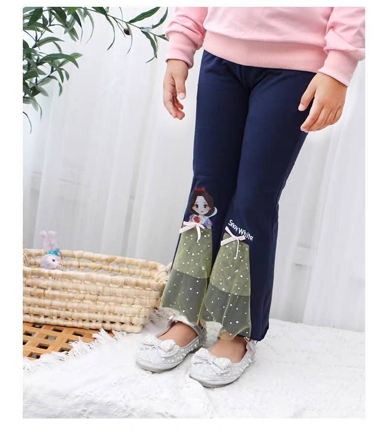 A65-A68 女童纯棉微喇legging裤