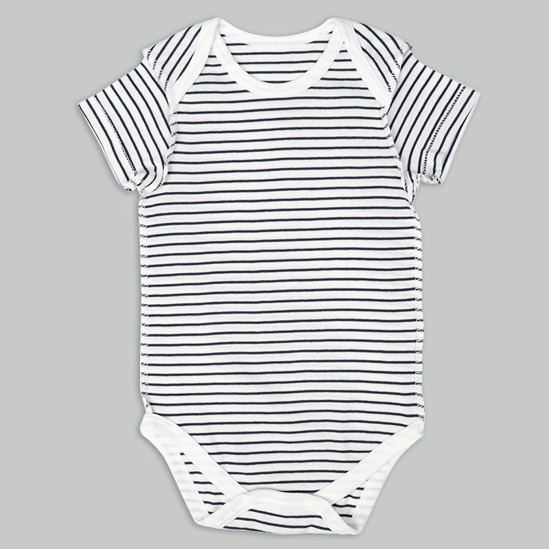 🇯🇵預訂 日本直送🇯🇵純色間條純棉短袖包屁衣兩件套