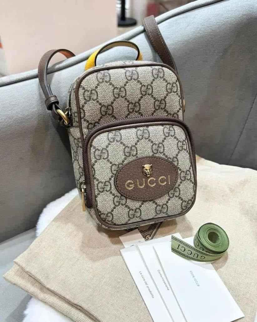 Gucci GG Supreme Neo 658556 Shoulder bag 斜孭袋 100%Authentic,99%new ✅booklet ,ribbon✅dust bag ✅box 