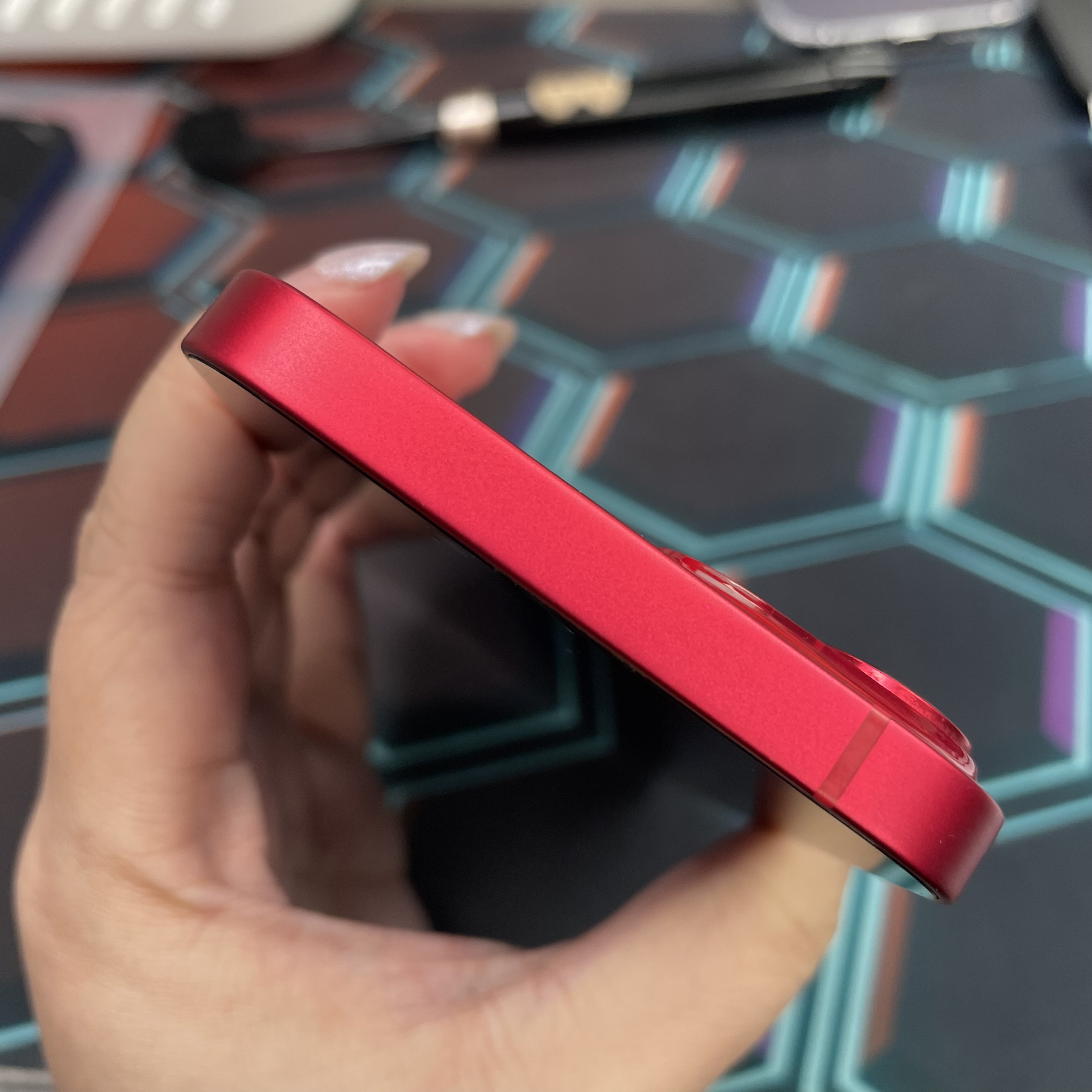 *7249 14 完美機 256GB 電76 紅色 red