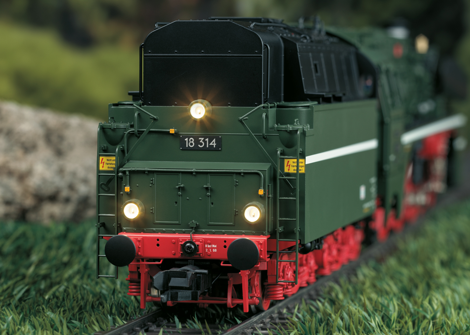 Spur-1 BR 02 314-1 Dampflok DR/GDR DCC Sound & Smoke 