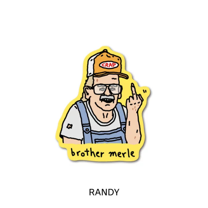 Brother merle sticker