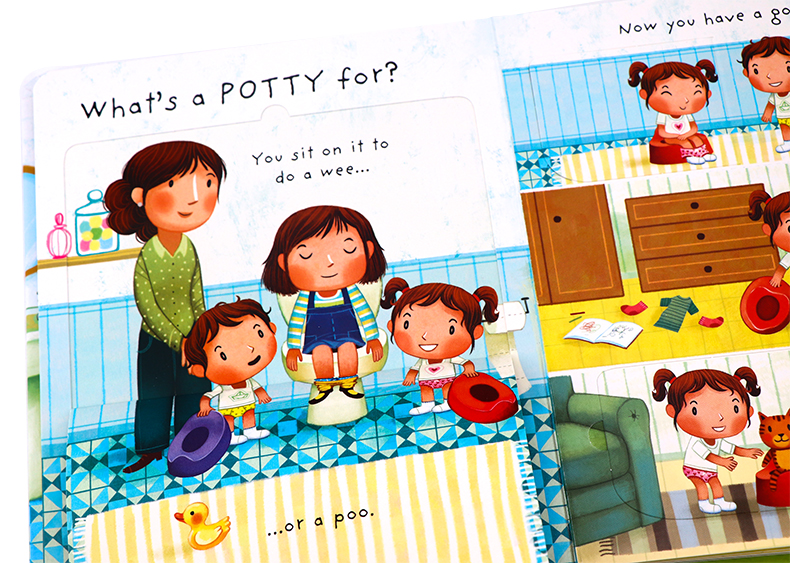 Usborne First Questions and Answers系列翻翻書Why Do We Need A Potty? 為什麼用便盆