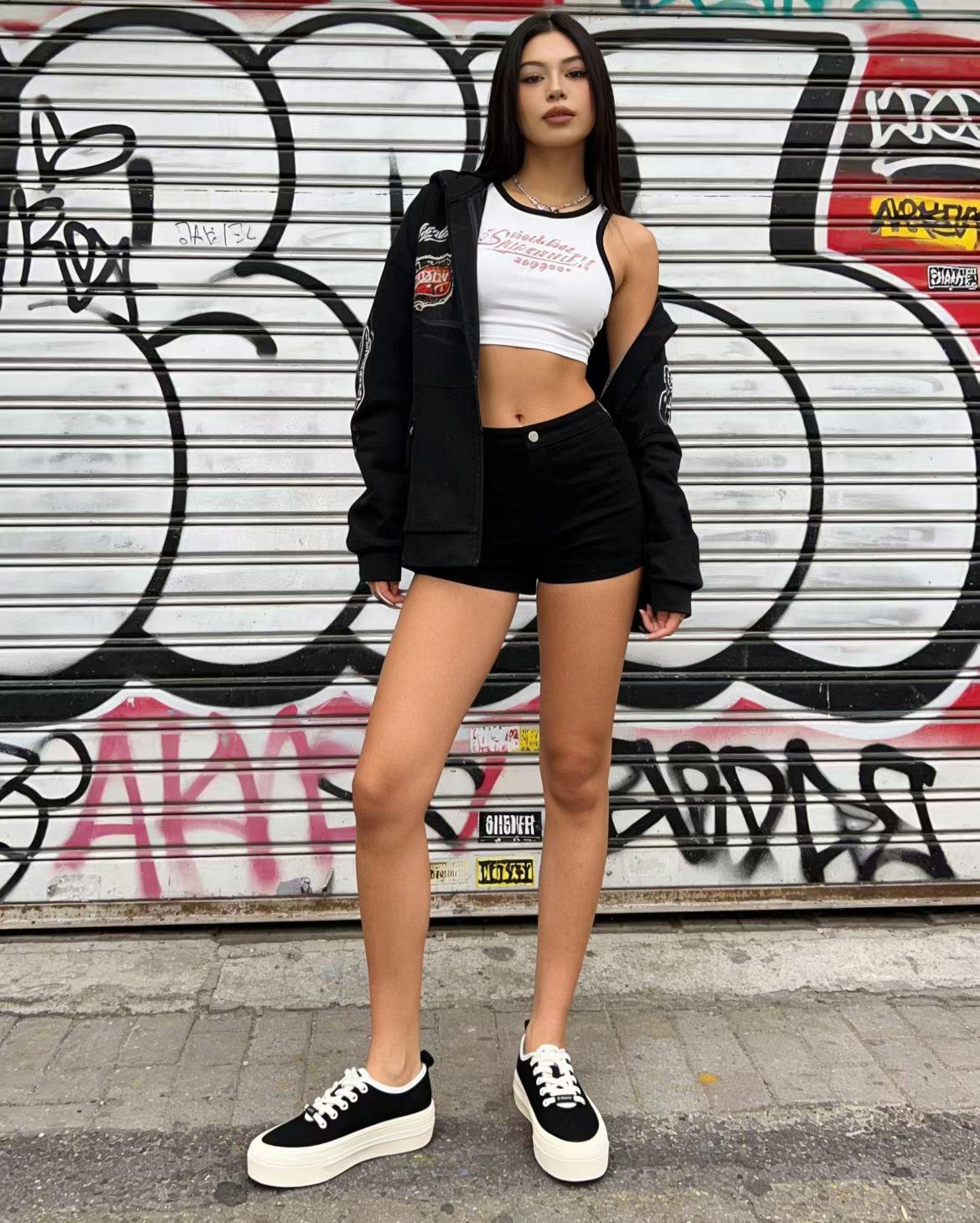 獨家CHANEL 新款帆布鞋餅乾休閒鞋 ，底厚4cm