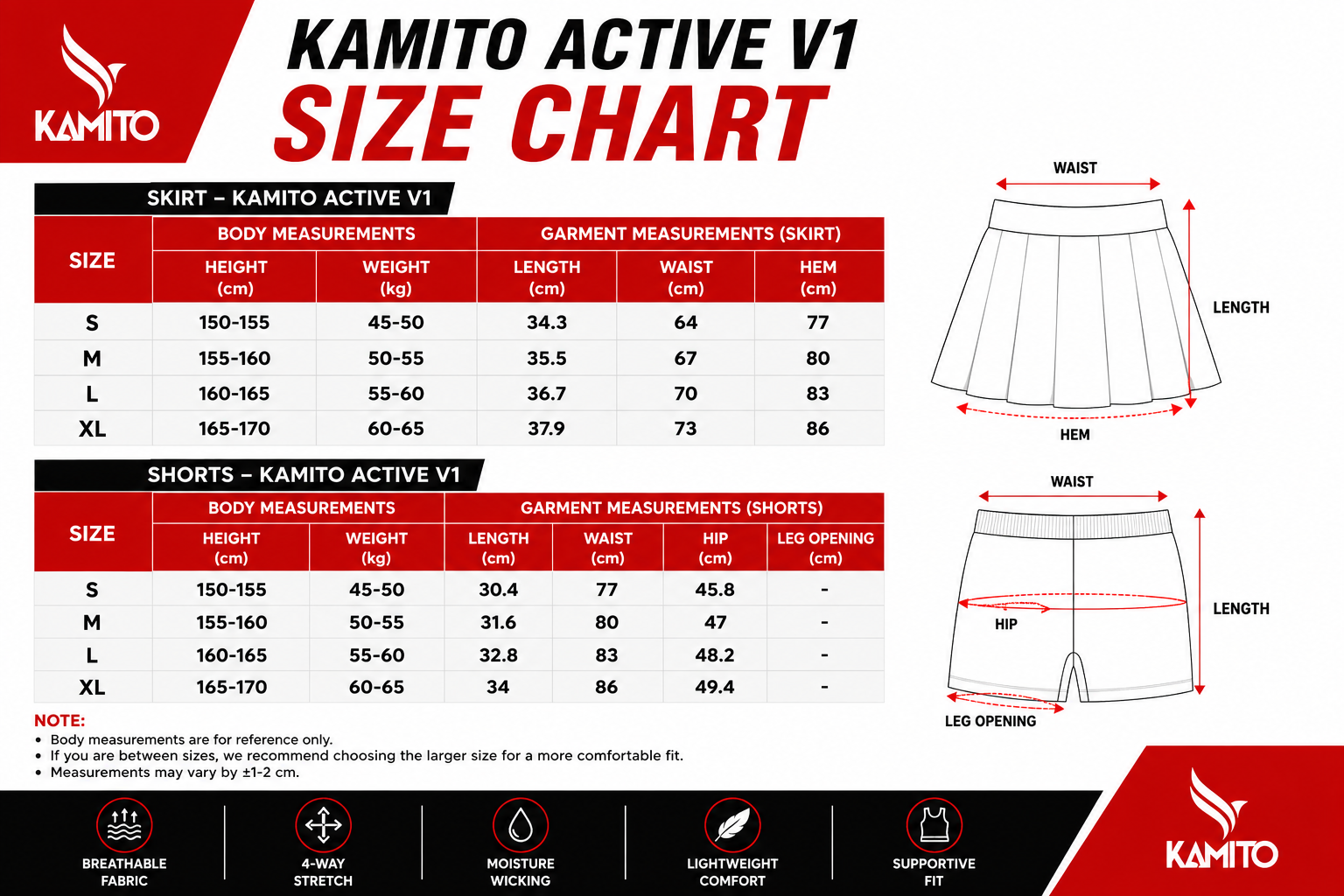 Kamito Sport Skirt Active V1.1