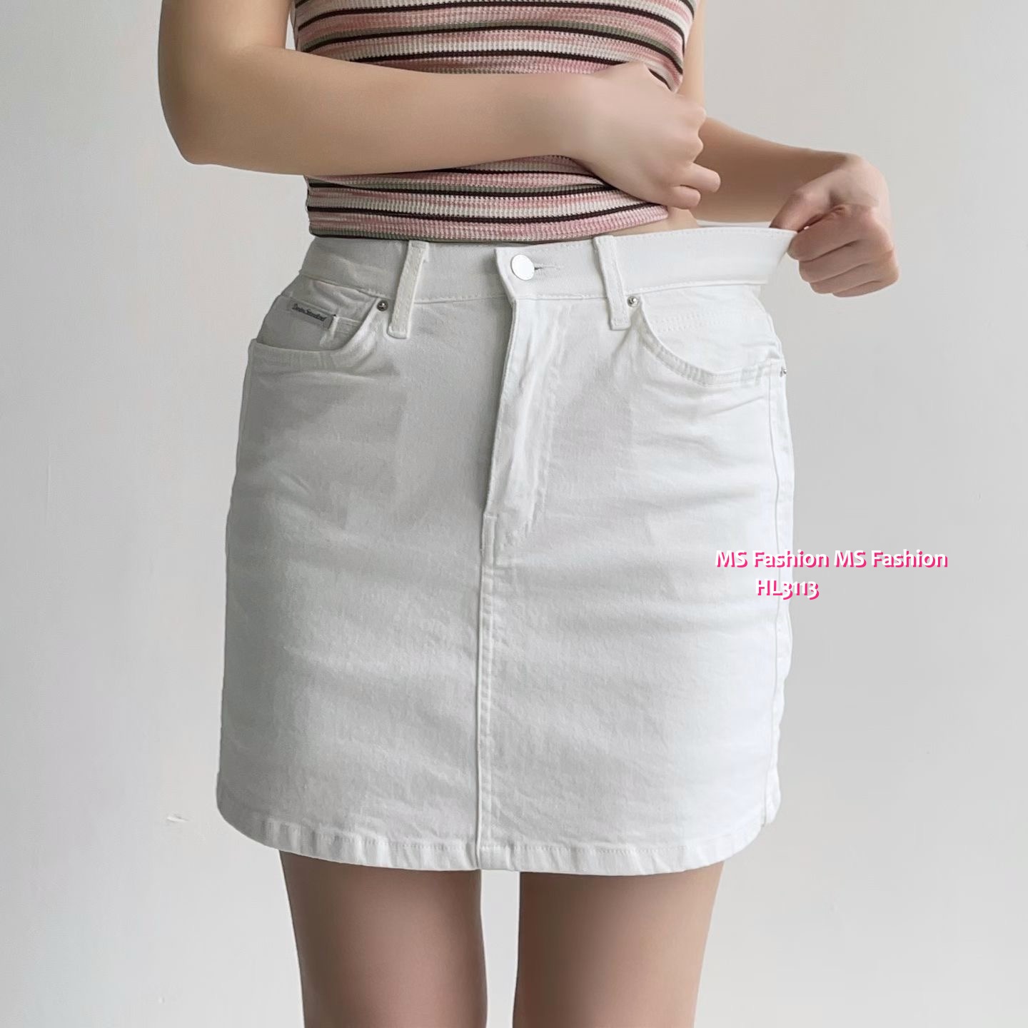 HL3113 韓國👖Howluk短身牛裙