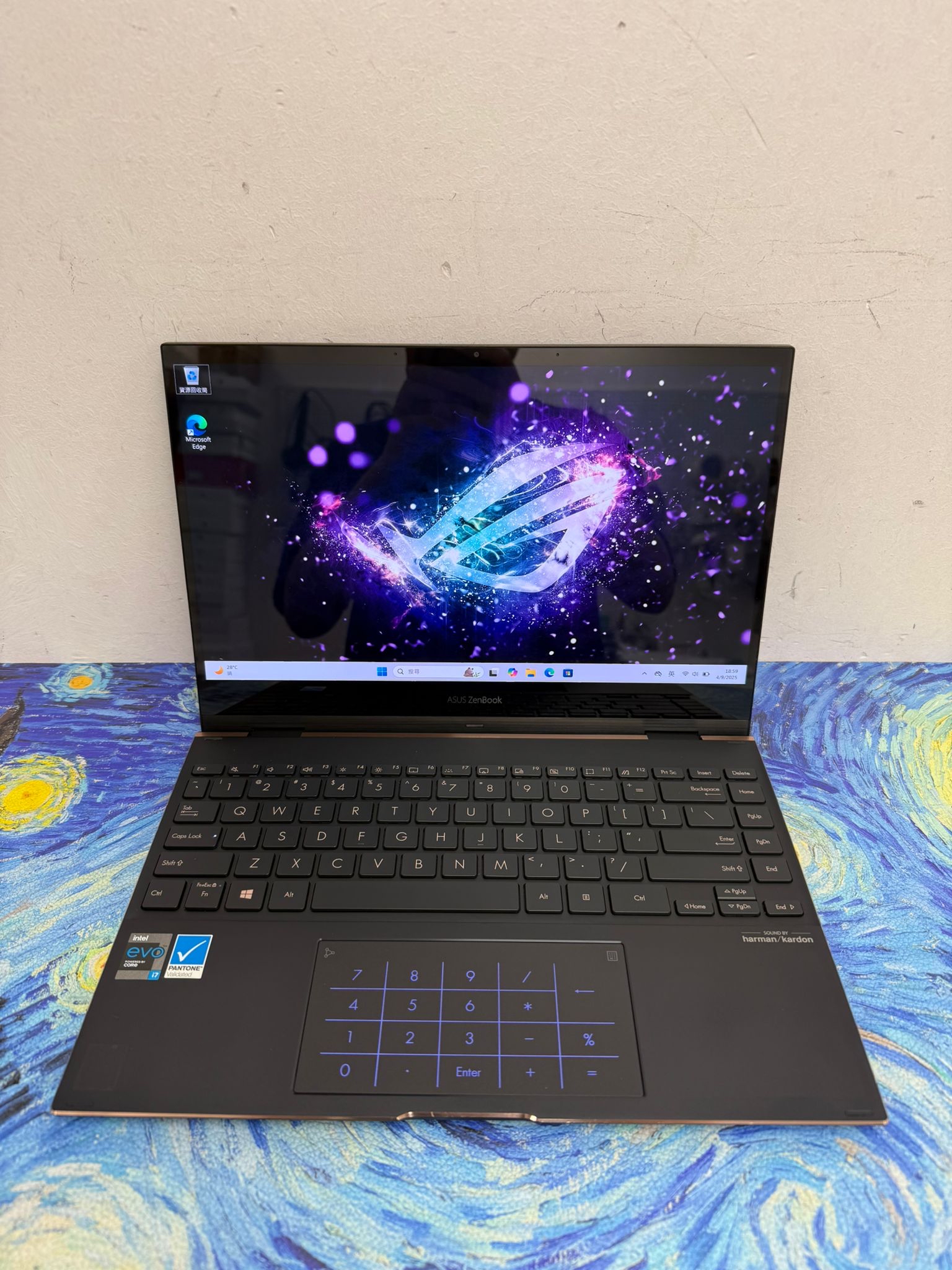 (4K 360度Touch Mon 超輕薄華碩🔥) Asus Zenbook 13.3寸 Intel i7-1165G7/16GB Ram/512GB/Pantone認證/Laptop / Notebook / Tablet  / 平板 / Ultrabook / PC / Netflix / YouTube / Movie / Windows / Office