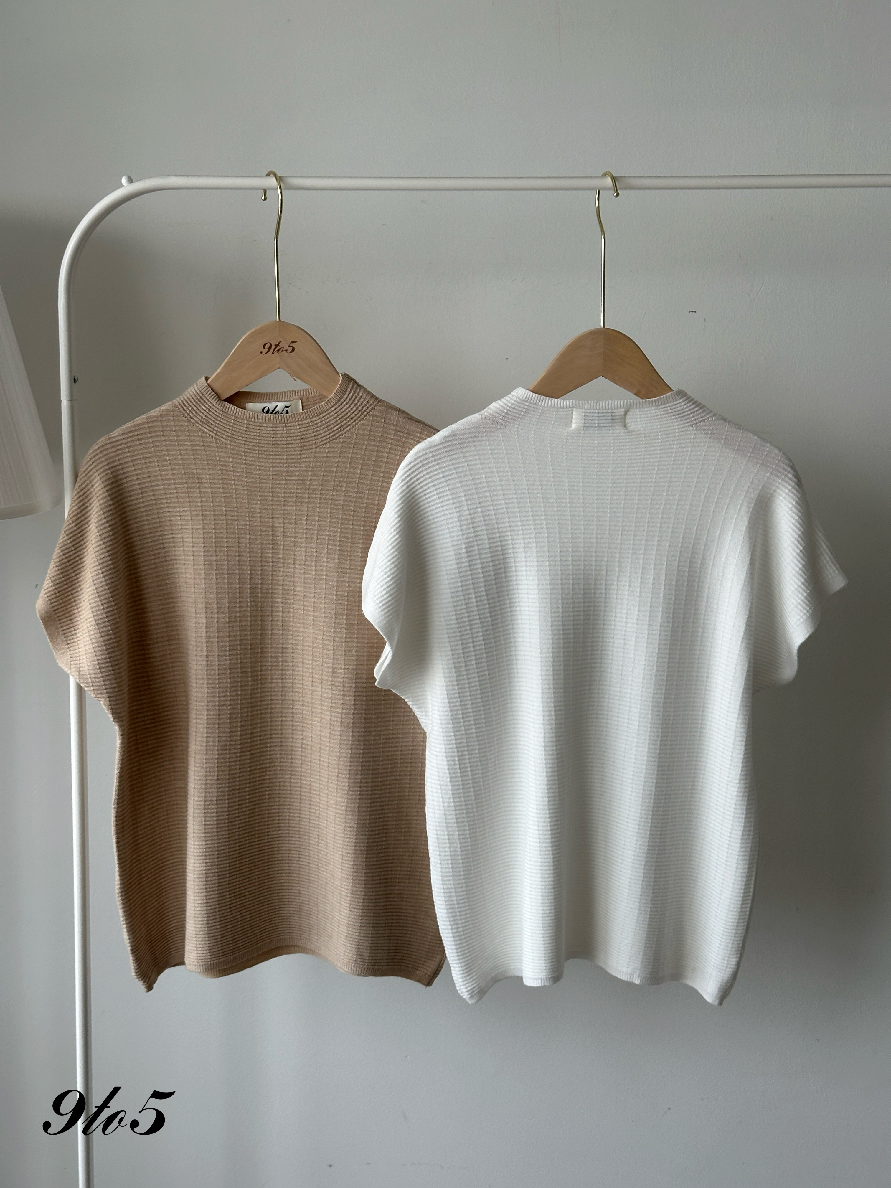 T4222 Mock Neck Knit Top - 4 Colors 