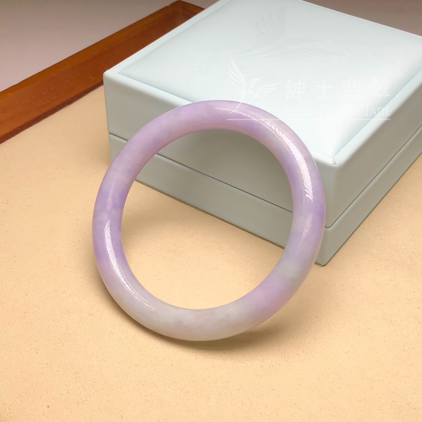 木那藍紫春彩圓鐲55.8mm