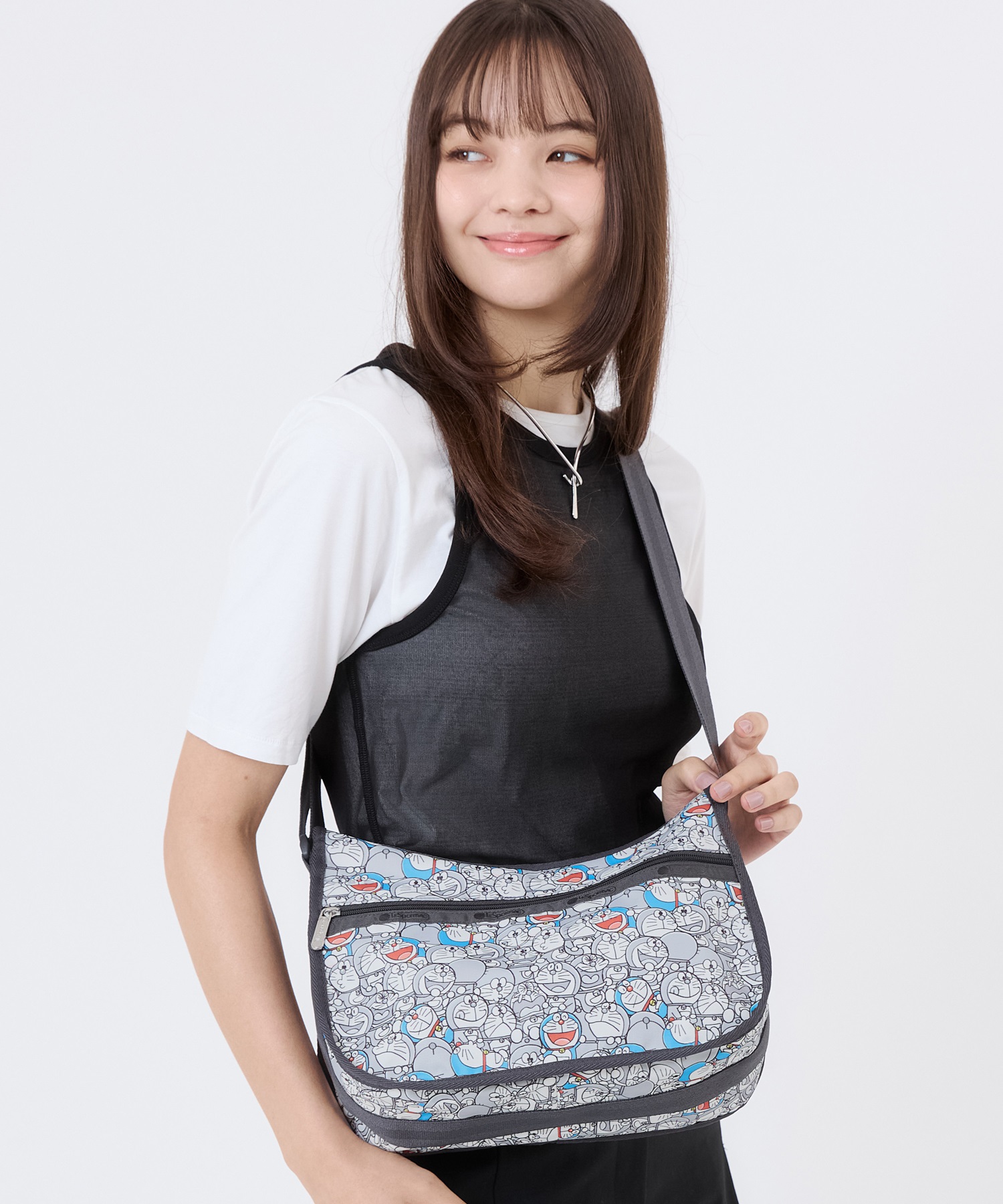 [訂購] [日本直送] 💙 LeSportsac「CLASSIC HOBO」 📏 尺寸/內容：高約20cm｜闊約27cm｜厚約15cm｜厚約6cm {TF260805}
