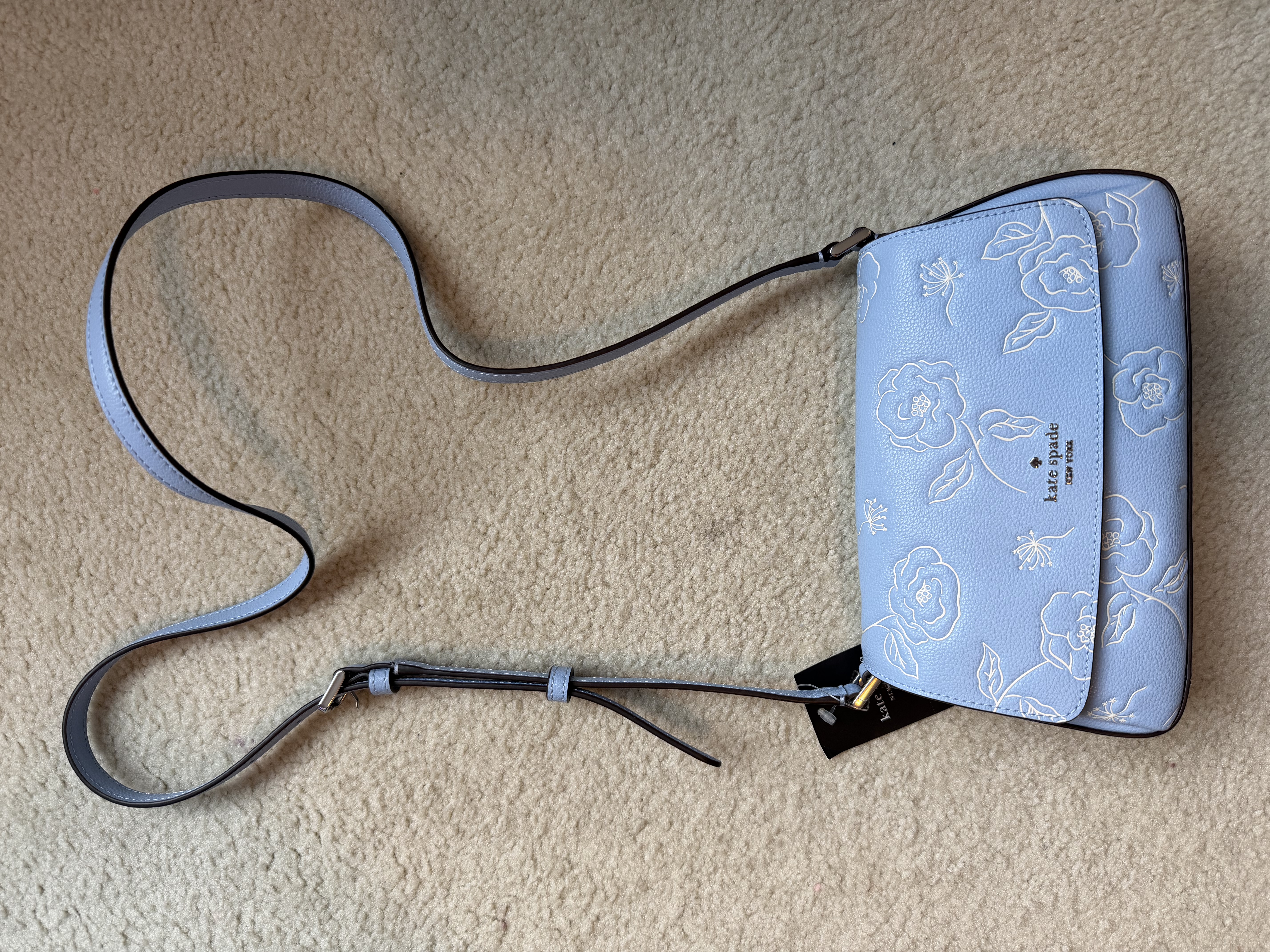 Kate Spade 花卉迷你斜背包 