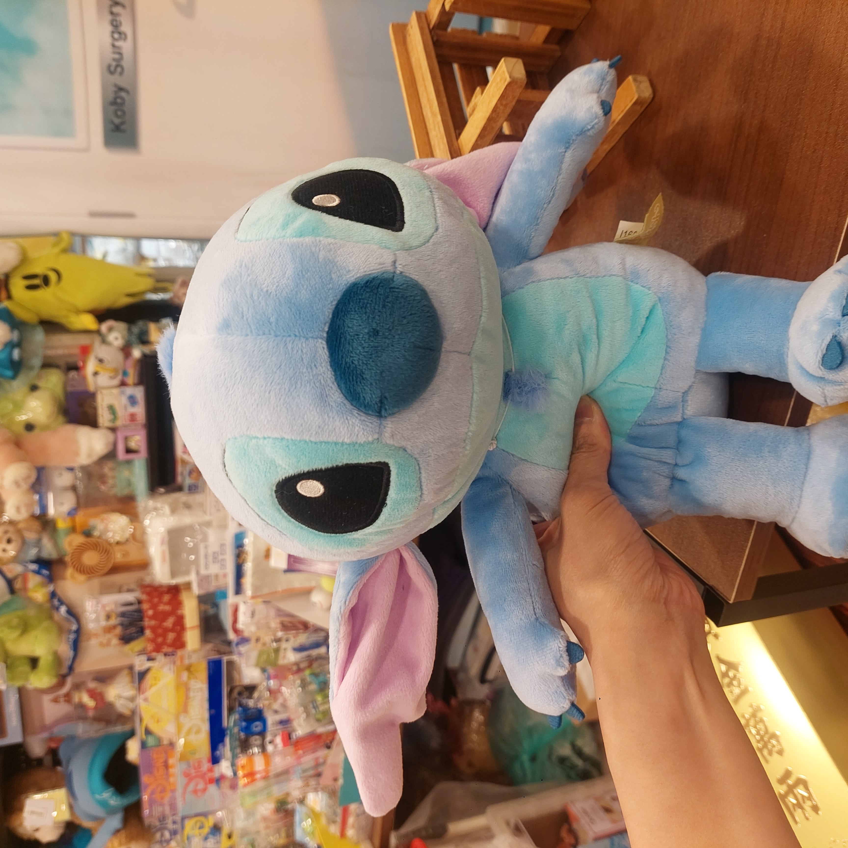 原裝日本 Disney 搖擺耳朵 Stitch 史廸仔 公仔 耳朵會郁  座高25cm
