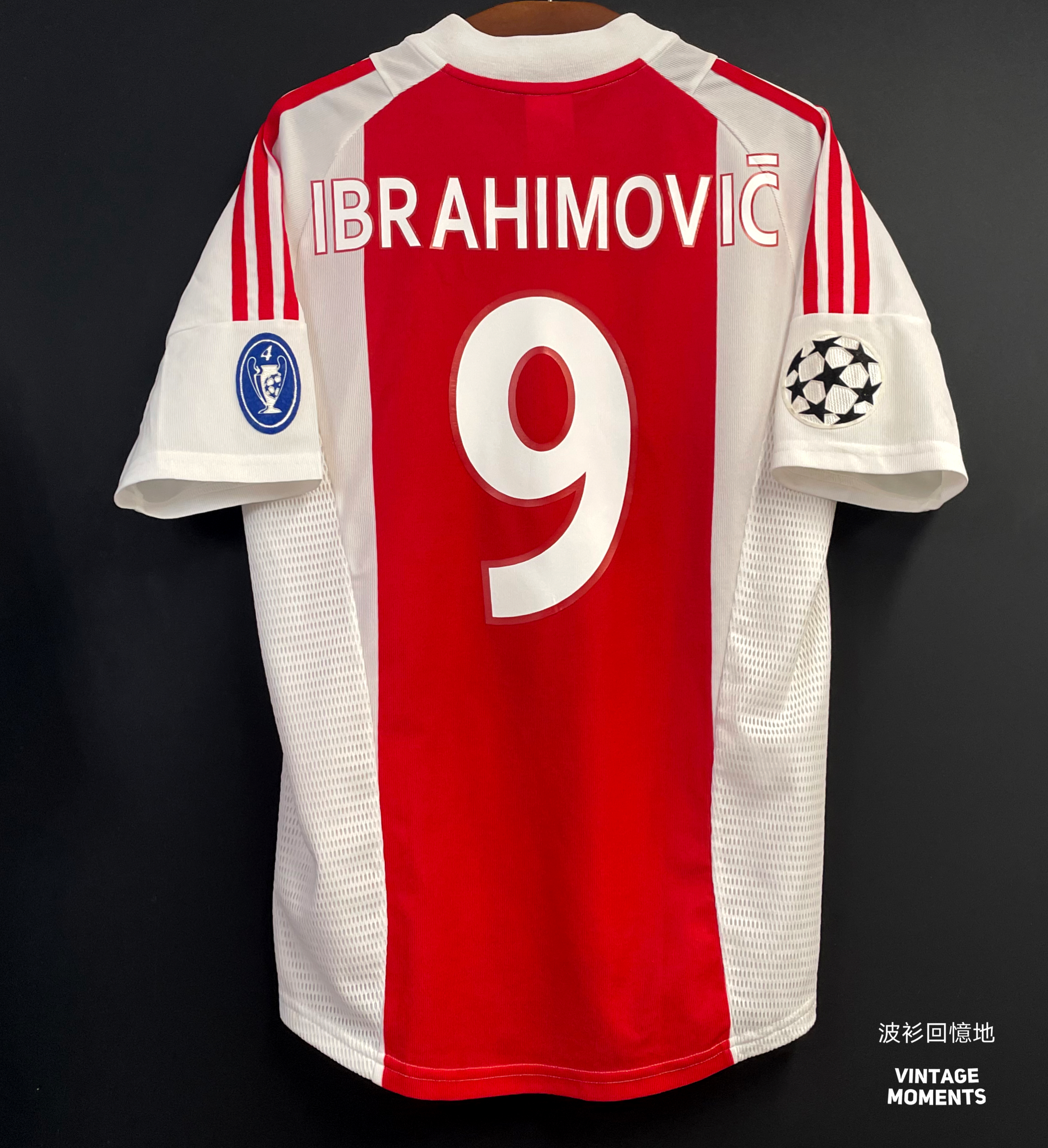 阿積士02/03主場 伊巴謙莫域 AJAX HOME SHIRT IBRAHIMOVIC 