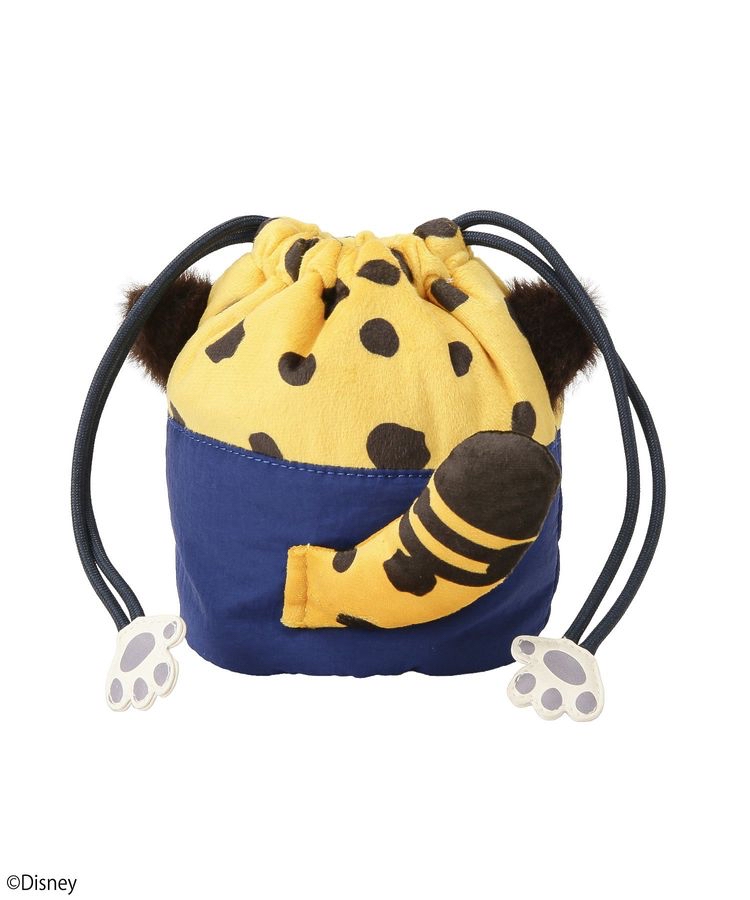🎀【預訂】earth music&ecology x Zootopia 毛毛索繩袋 - Clawhauser