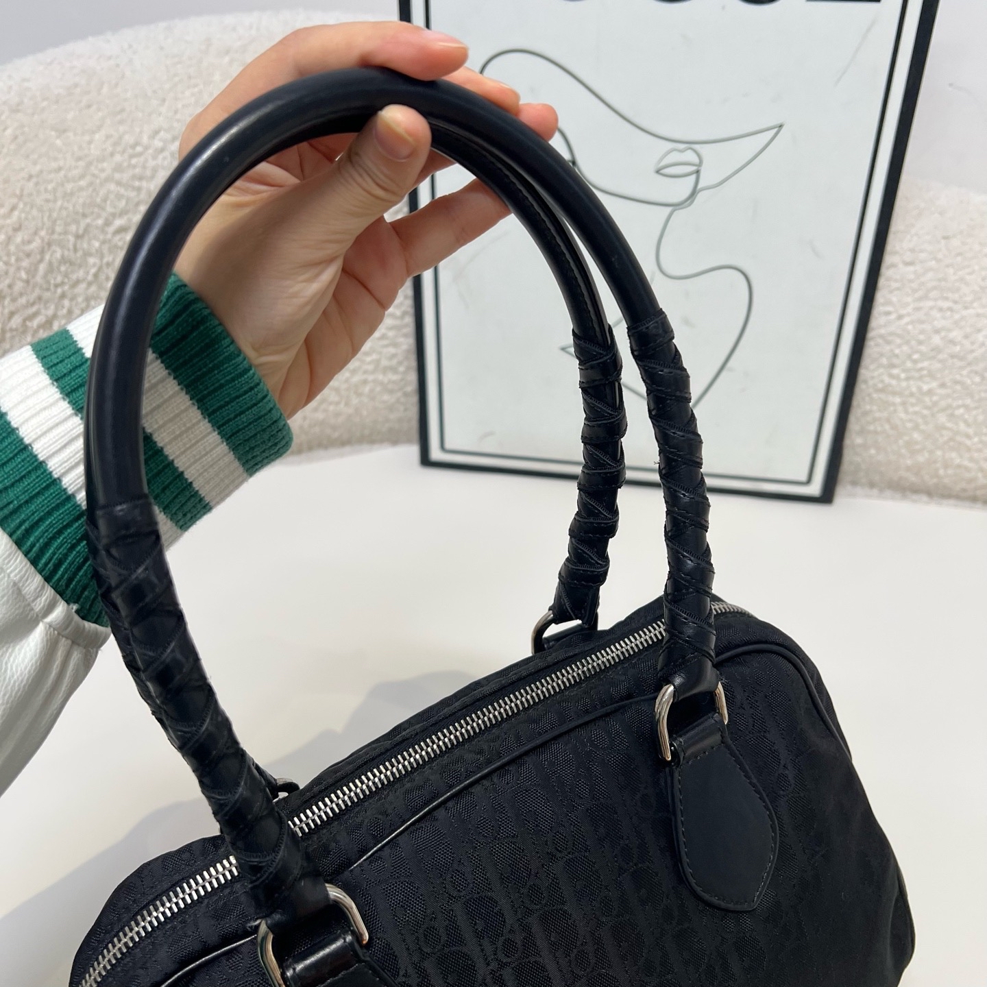 【預訂貨品】Dior中古黑色腋下包 