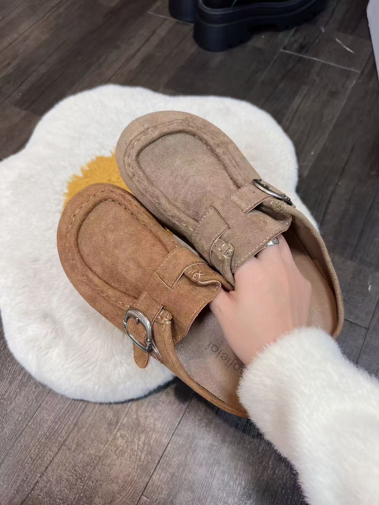 TW04 懒人勃肯半拖鞋