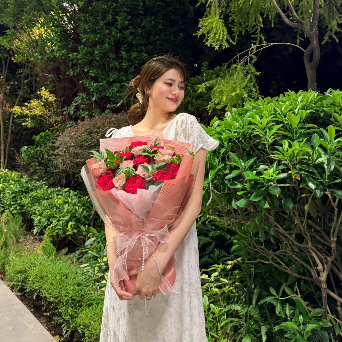#HANNAexclusive# Romance in Bloom Dress