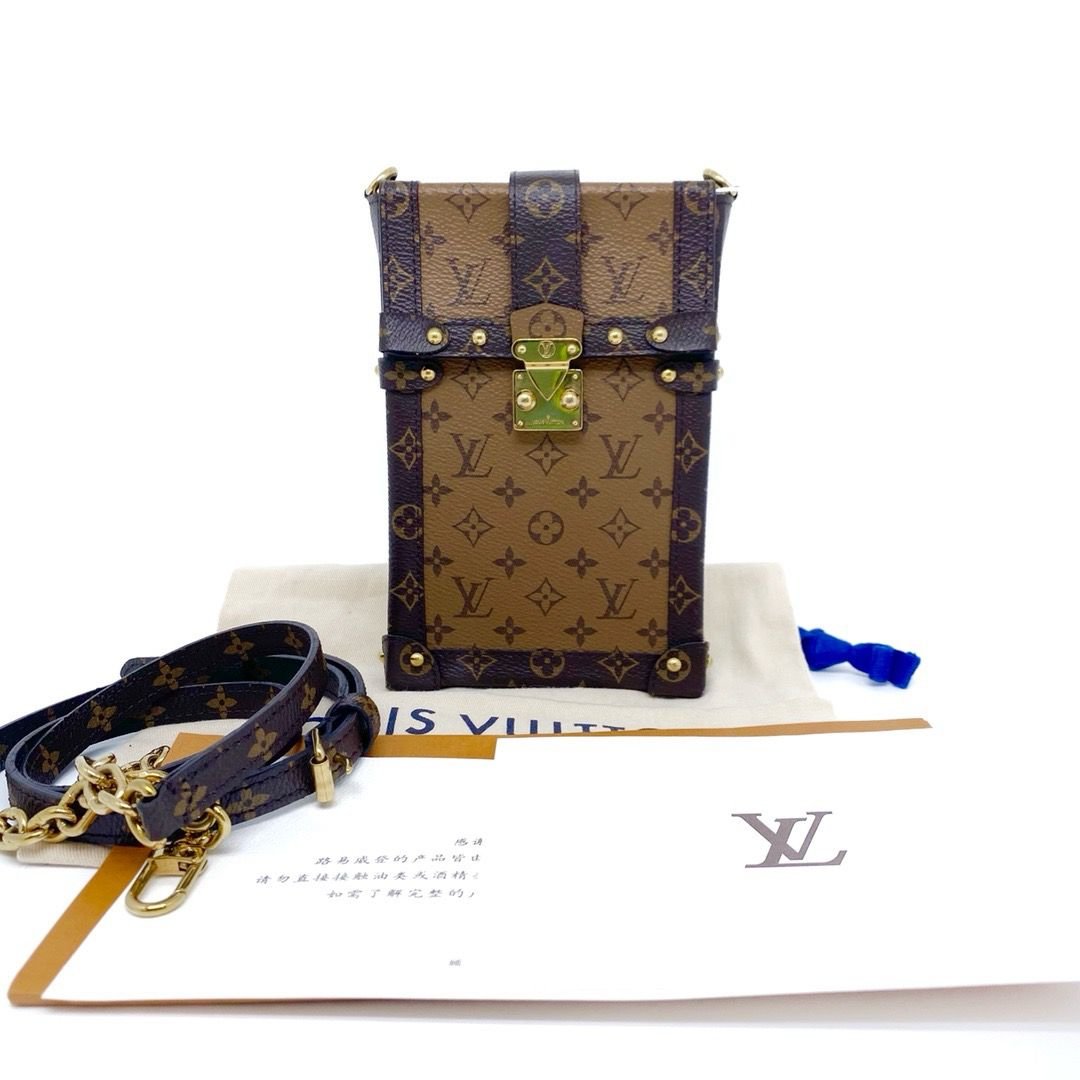 Pre-owned  LOUIS VUITTON Monogram Reverse Pochette Trunk Shoulder Bag