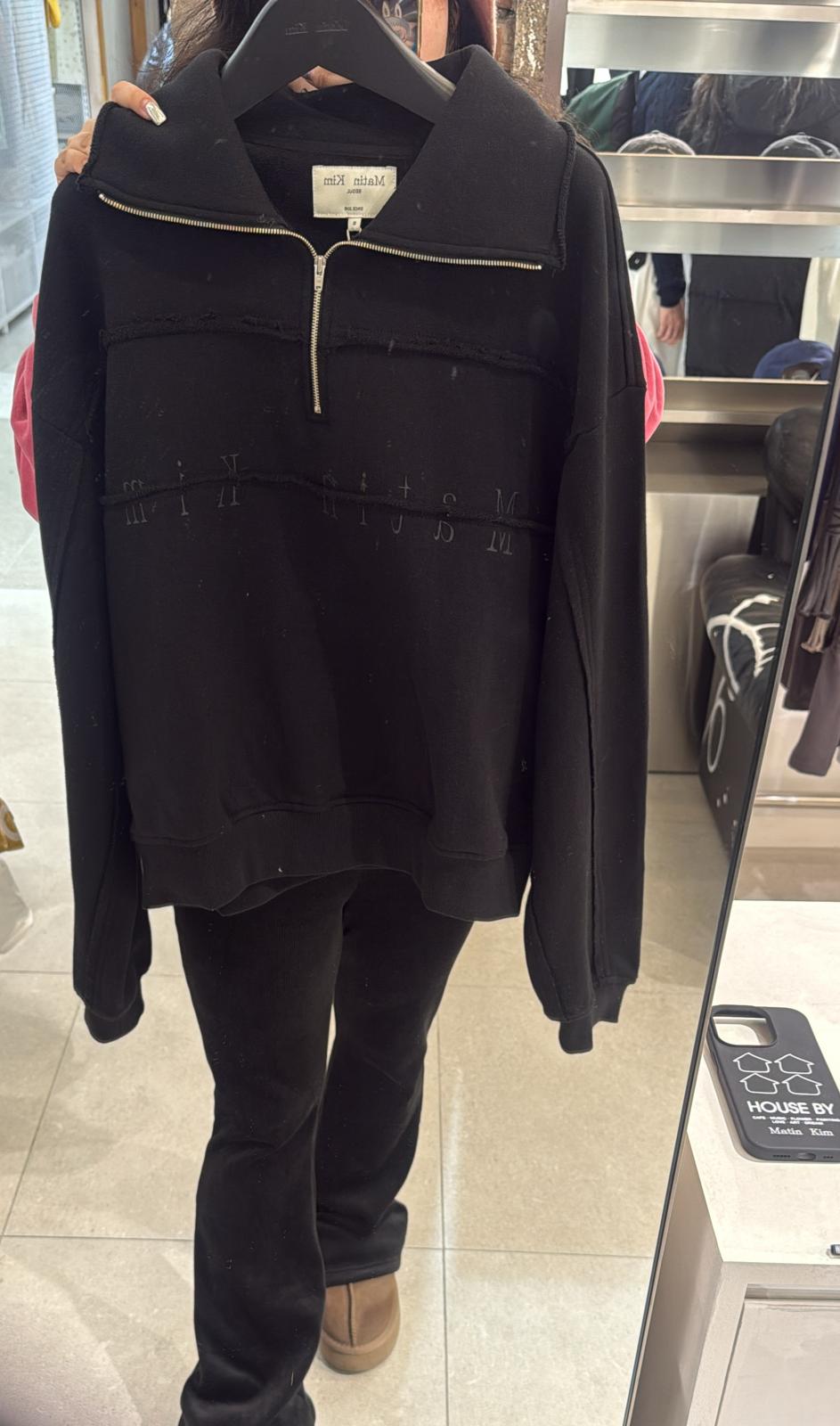 Matin Kim sweatshirt sale S size 胸45寸，長24寸 L size