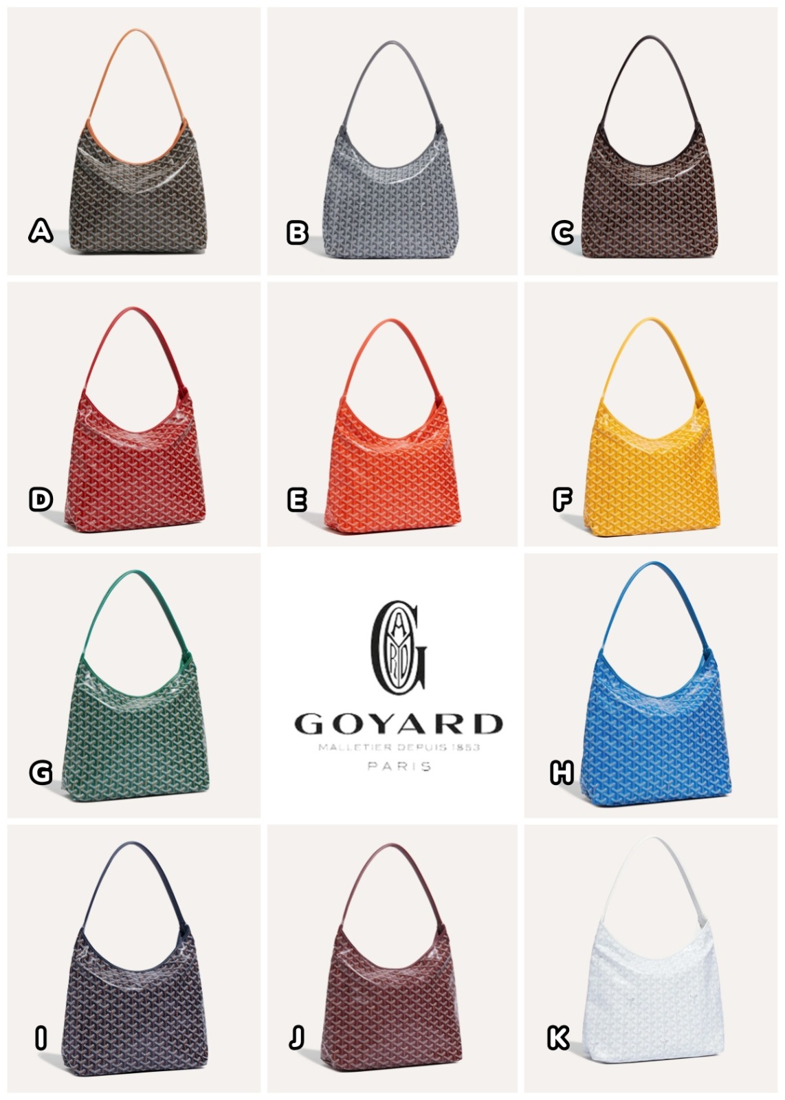 【頂級原單】Goyard Bohème Hobo Bag