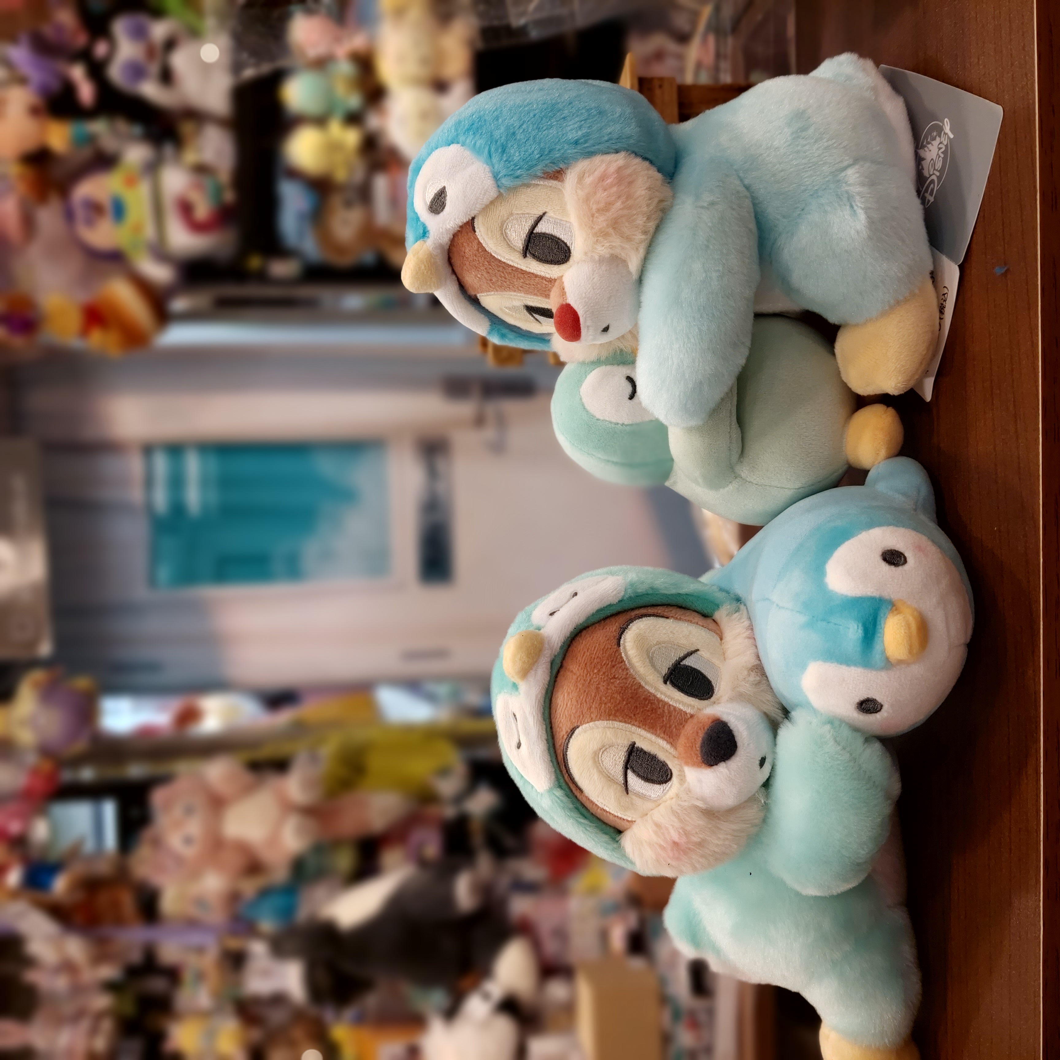 原裝日本 Disney Pajama Style Chip Dale 大鼻鋼牙 公仔 兩款選