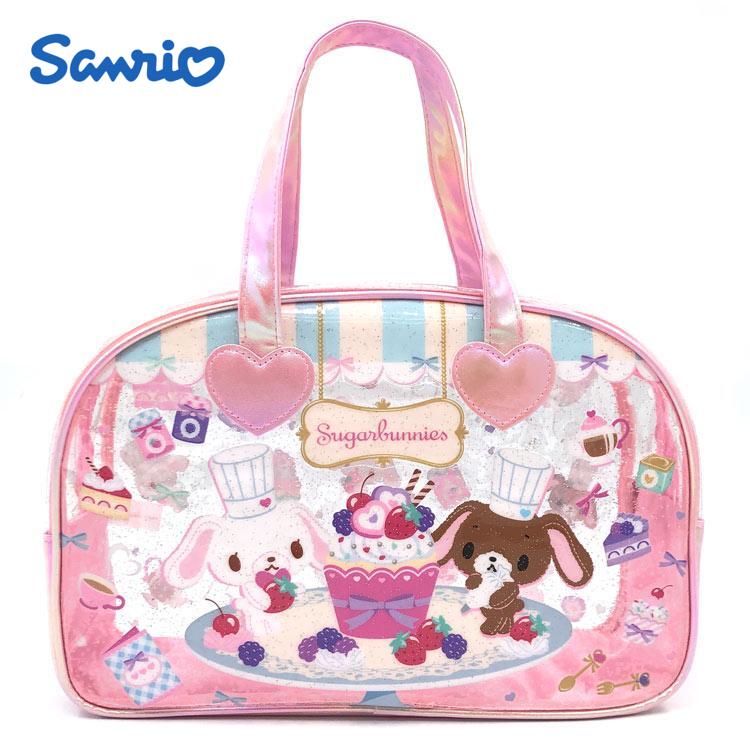 🆕【⭐訂購⭐】🇯🇵 日本直送 🌀#Sanrio #Sugarbunnies 透明波士頓包［2款選］🌀[ELFD-0172][260722]