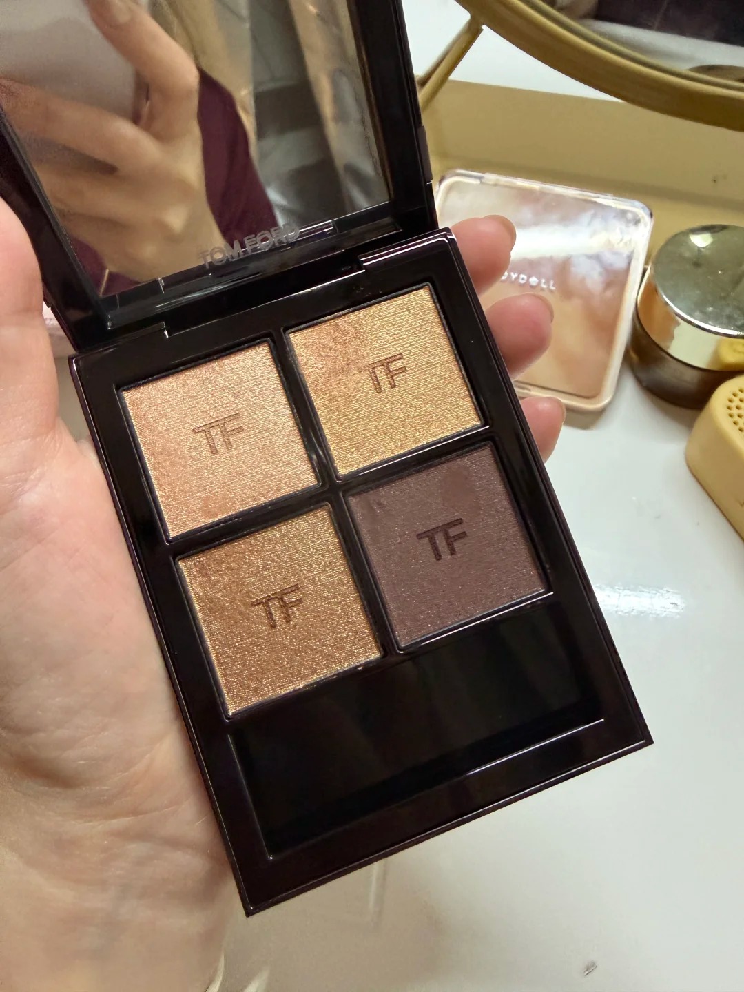 新版 Tom ford 四色眼影盤 #36 Tiger eye 