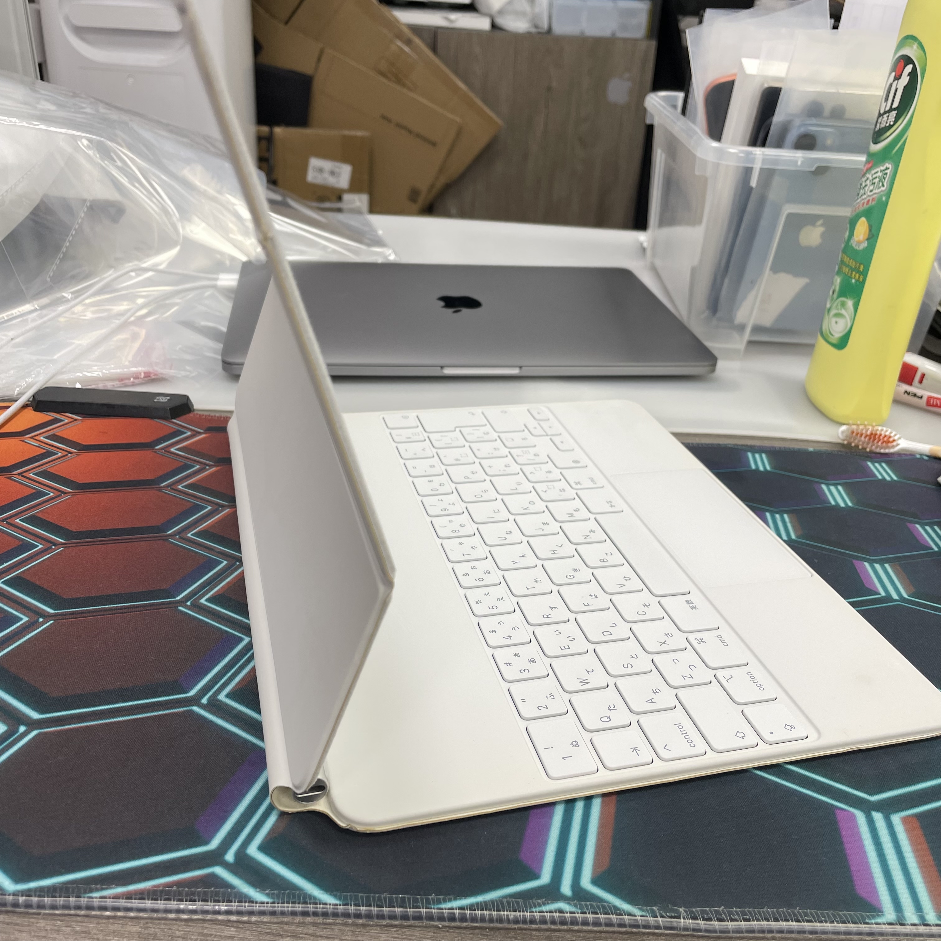 *7792 Magic Keyboard 12.9吋 for iPad Pro 5 m1 12.9吋 白色 white