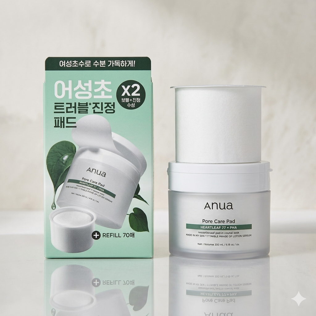 Anua 積雪草調理平衡收毛孔護理棉片 70片+補充裝