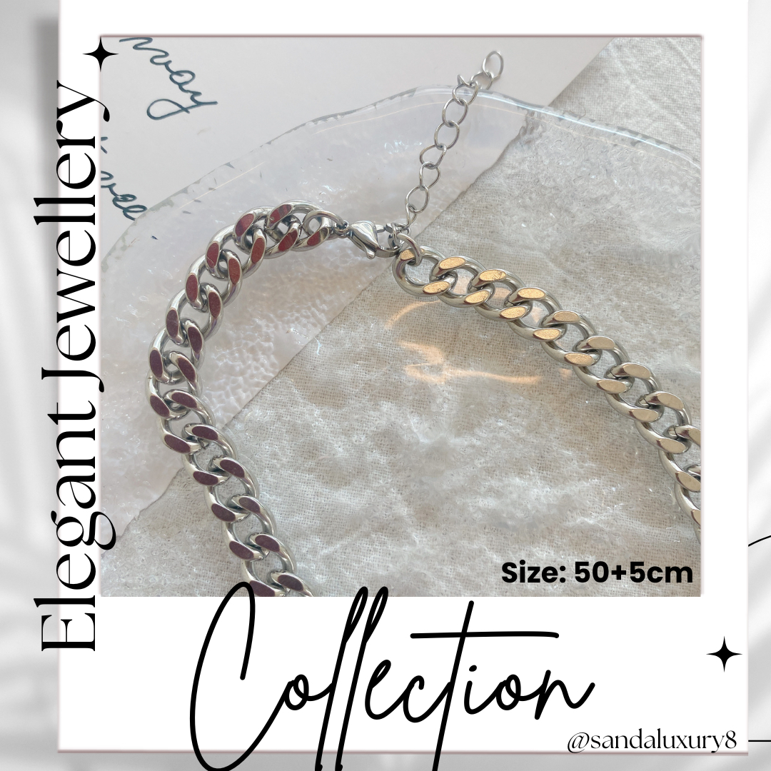 Diamond Cuban Chain Titanium Steel Accessory