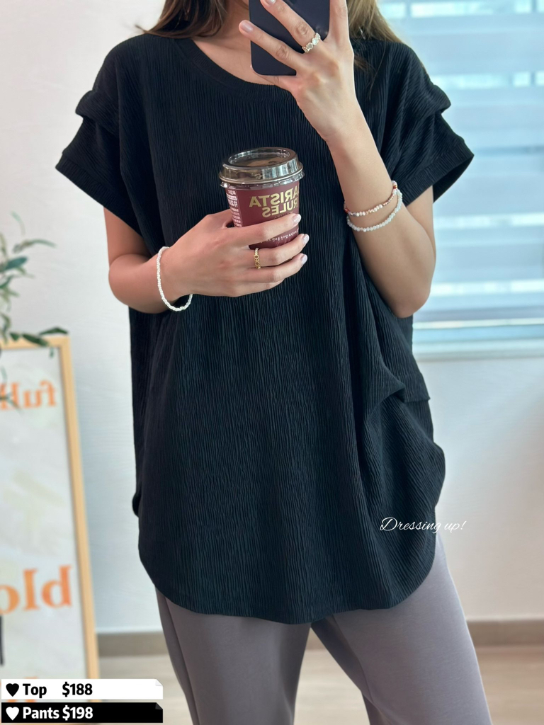 高質必買｜三色壓紋上衣