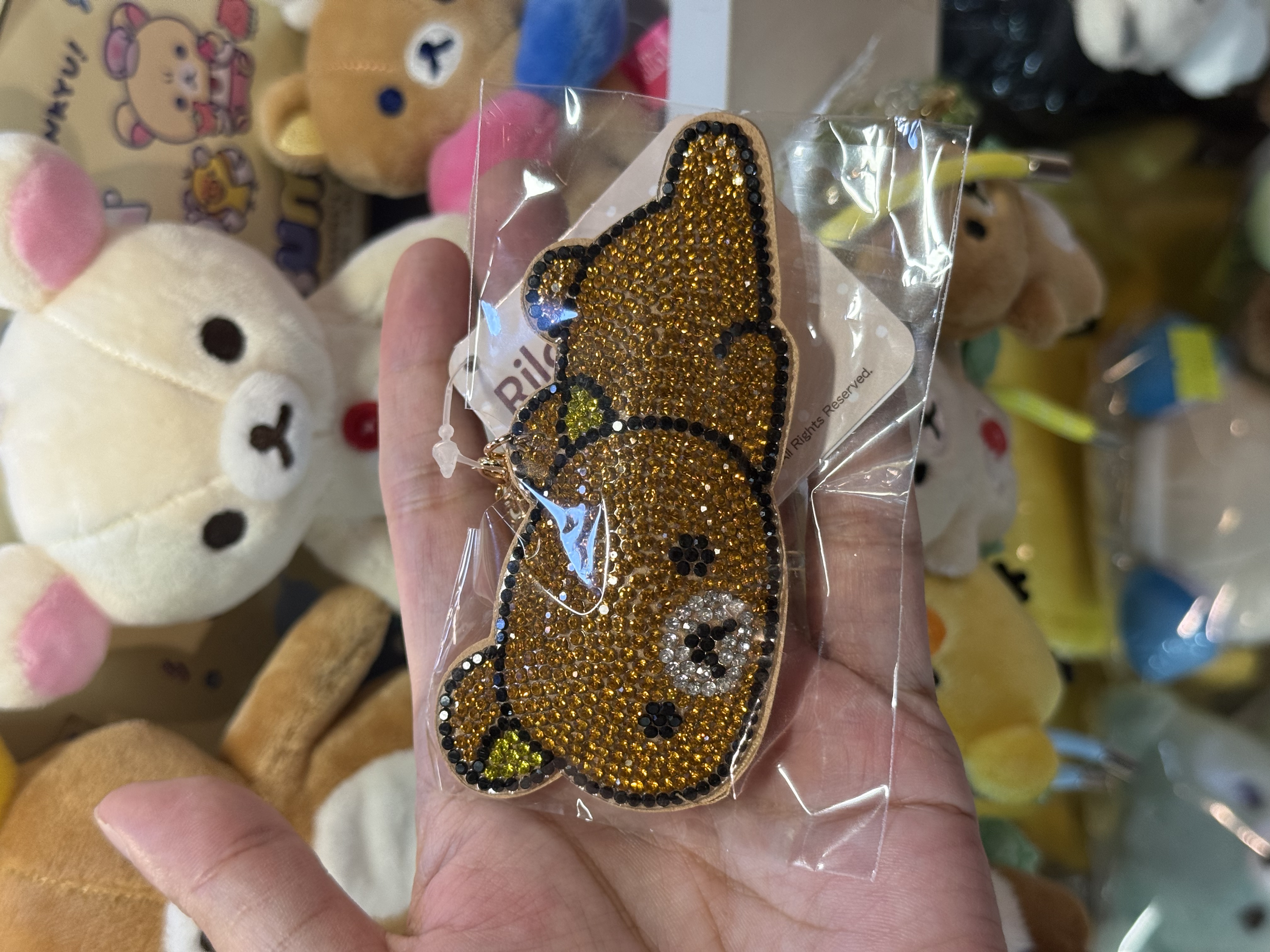 《現貨》全新Rilakkuma 閃石掛飾
