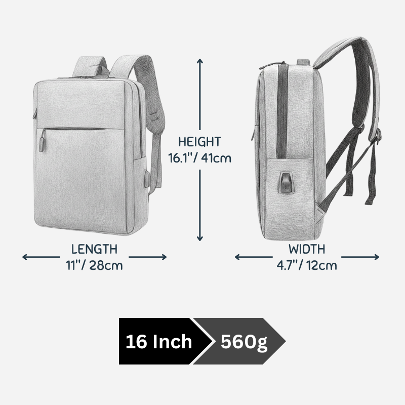 16 Inch Office Laptop Bag