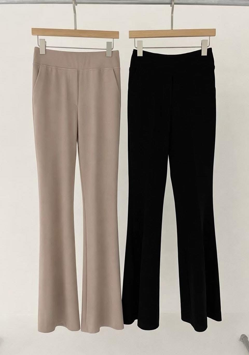 顯瘦包肚喇叭褲