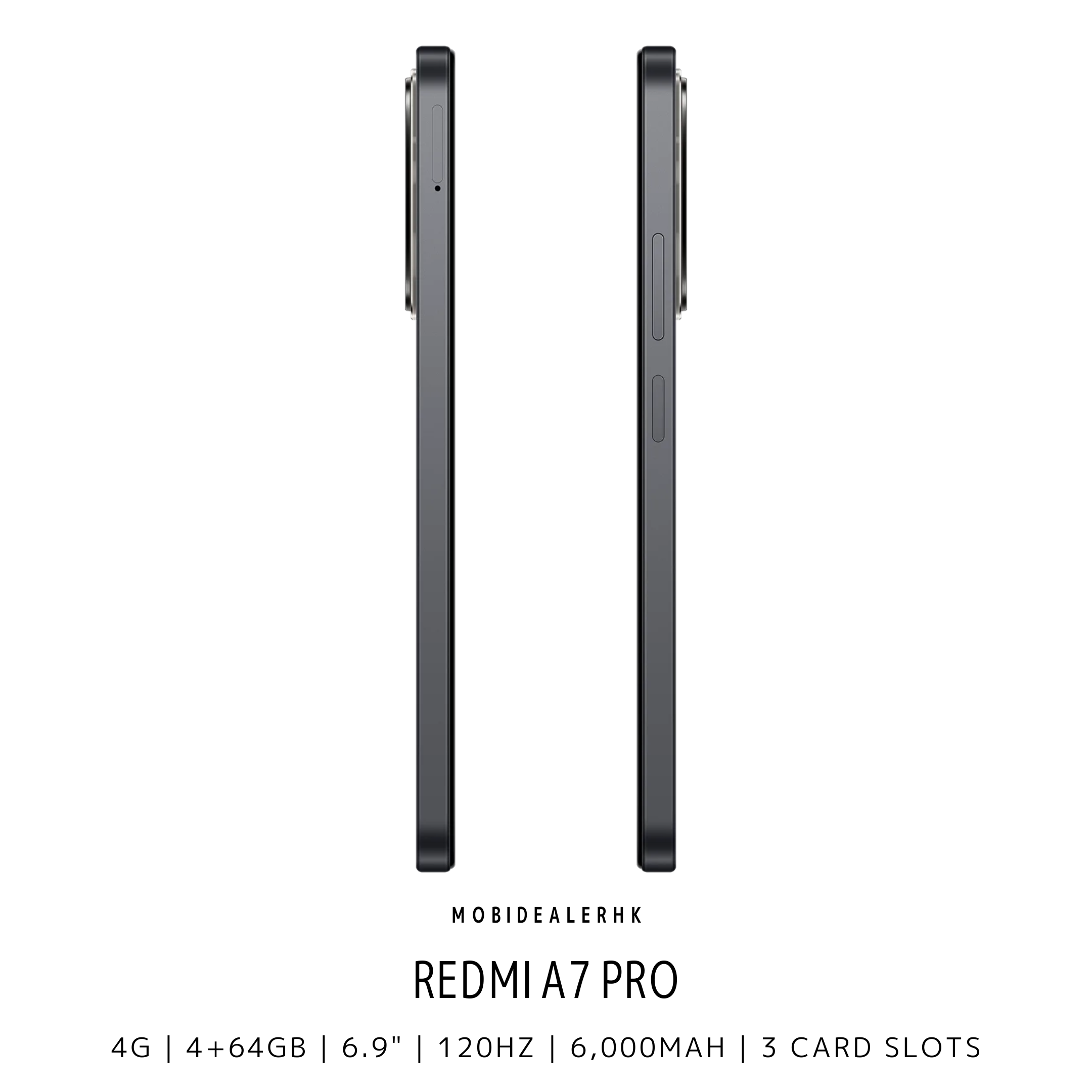 Redmi A7 Pro | 紅米 A7 Pro | 4G | 智能手機 | 6.9 吋 120Hz 護眼大螢幕 | 6000mAh 超大電量續航 | 獨立三卡槽設計