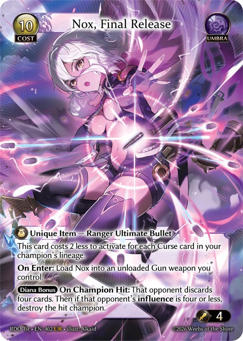 Nox, Final Release / RDO-402 (UR)