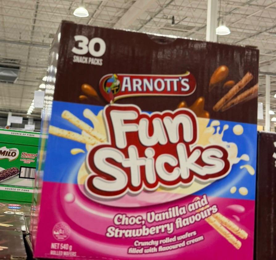 澳洲 Costco直送 │ Arnott's Fun Sticks Variety (一盒30包)