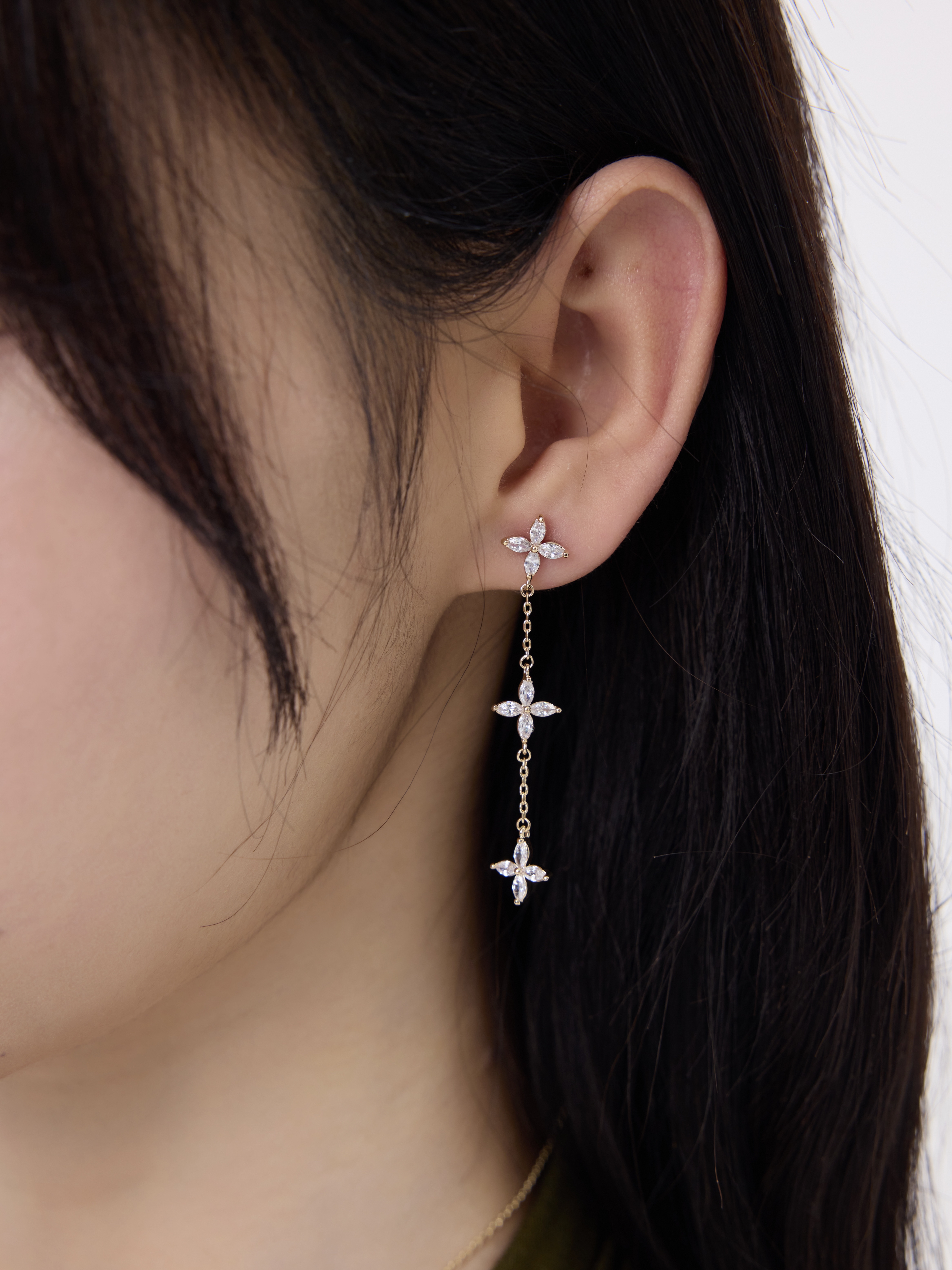 ✨耳環款！超靚自留✨ Fleur de Lumière Earring Plaqué or