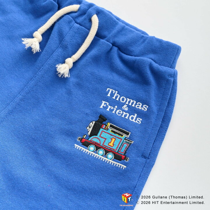 🇯🇵預訂 日本直送🇯🇵Petit Main x Thomas湯瑪士小火車系列三色刺繡棉質短褲