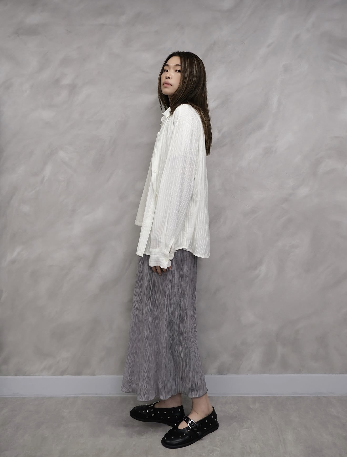 必買款-Textured skirt #sk38 