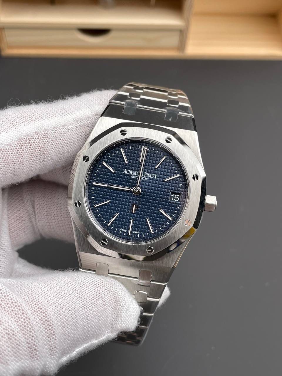 🚀皇家橡树 16202蓝/39mm/9015机💯