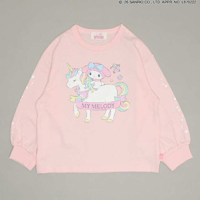 🆕【⭐訂購⭐】 🌀#Sanrio 獨角獸亮片印花 泡泡袖 長袖Tee［4款選］🌀[ELIA-0106][261015]