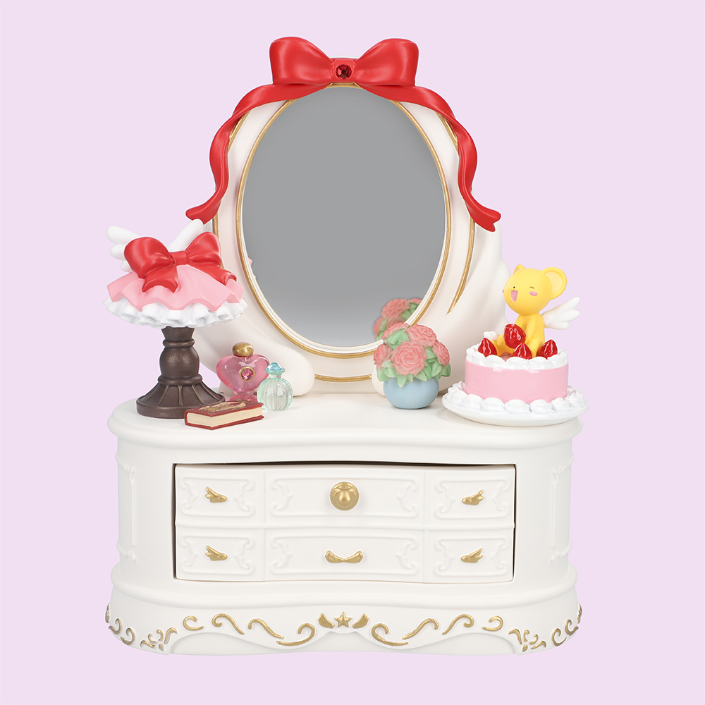 小櫻 帶鏡迷你梳妝台造型 珠寶飾品收納盒 Accessory Case With Mirror｜百變小櫻 TaKaRaBaKo POPUP SHOP (Cardcaptor Sakura) 【預購】(26SK138-P)