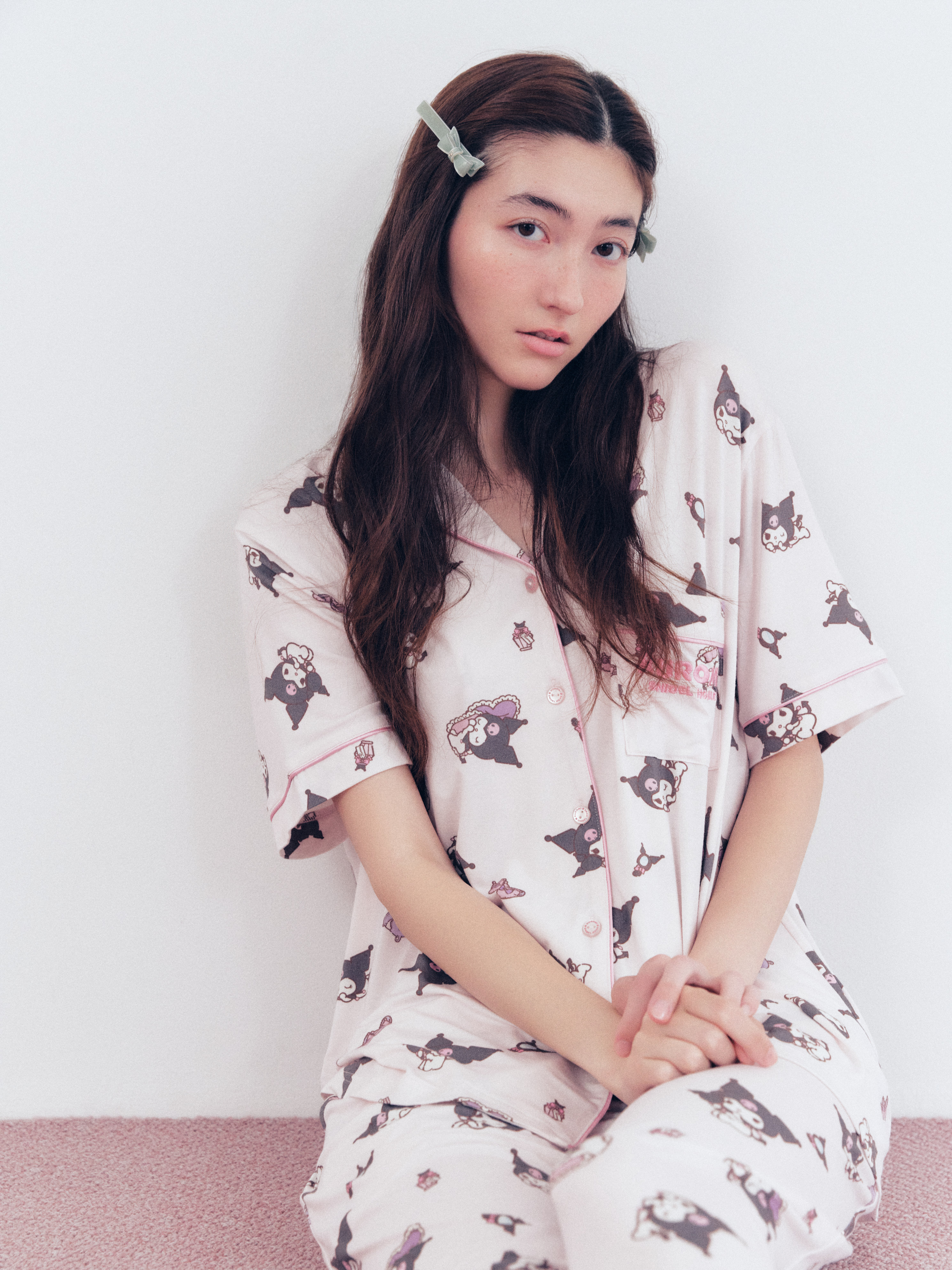 🎀【預訂】SNIDEL HOME x Kuromi 印花睡衣套裝 P